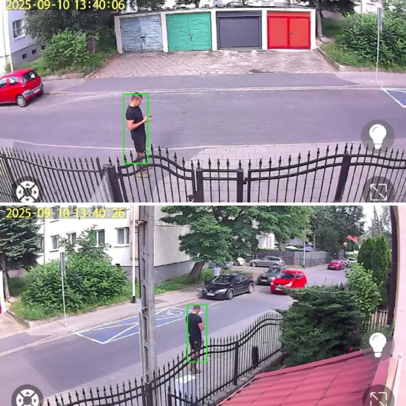 AI i śledzenie człowieka w kamerze Lemon Star